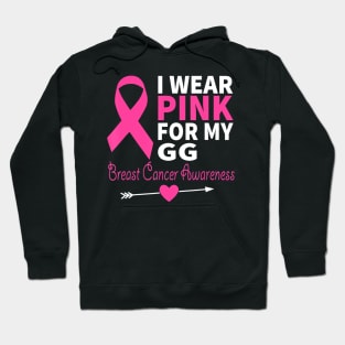 I Wear Pink For My GG Ribbon Family Love Hoodie